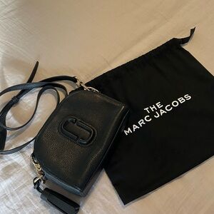 Marc Jacobs Black Leather Shoulder Bag